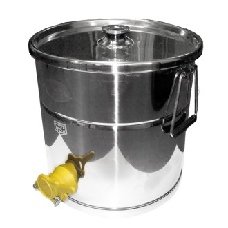 Stáčacia nerez nádoba 25 kg - plast kohút